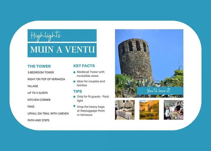 別荘 Muin A Ventu Historical Tower ヴェルナッツァ
